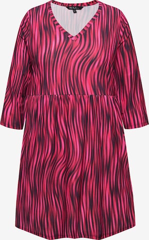 T-shirt Ulla Popken en rose : devant