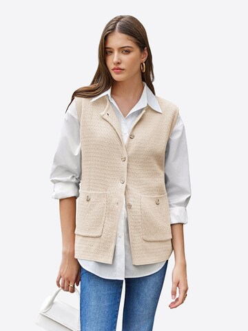 Imily Bela Kötött mellény - zöld: elől