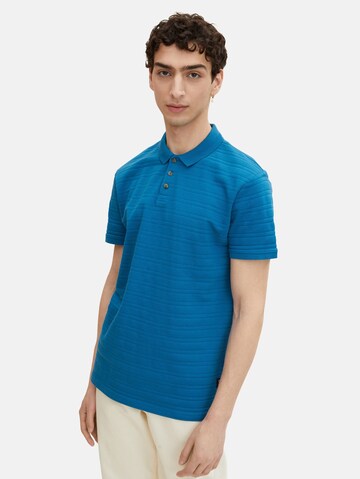 TOM TAILOR DENIM Poloshirt in Blau: predná strana