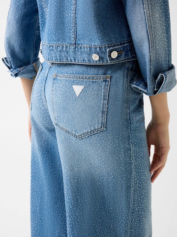 GUESS Wide leg Jeans 'Alba' in Blue