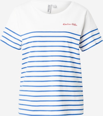 PIECES Tričko 'PCAMIA' – bílá: přední strana