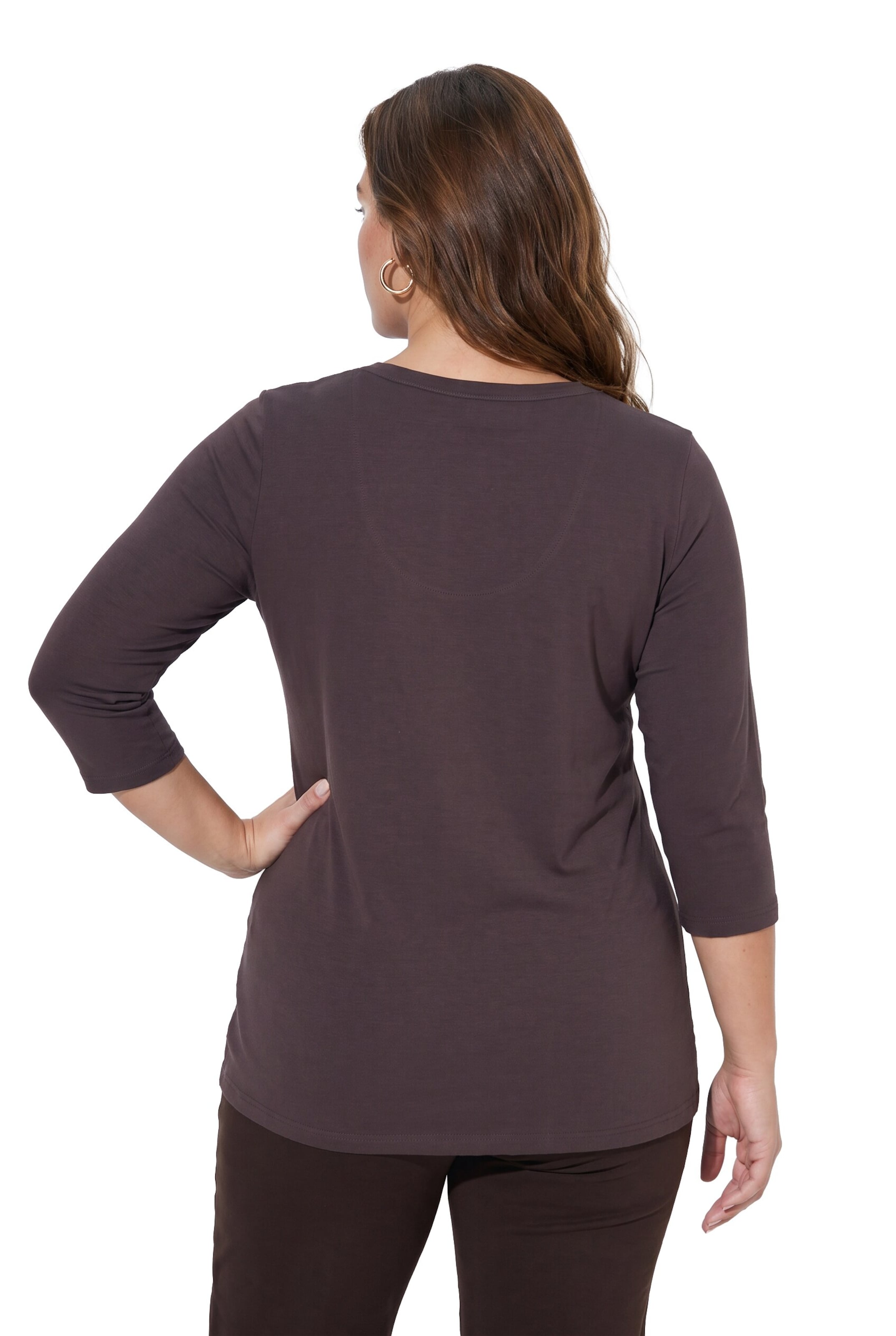 Ulla Popken Shirt in Braun