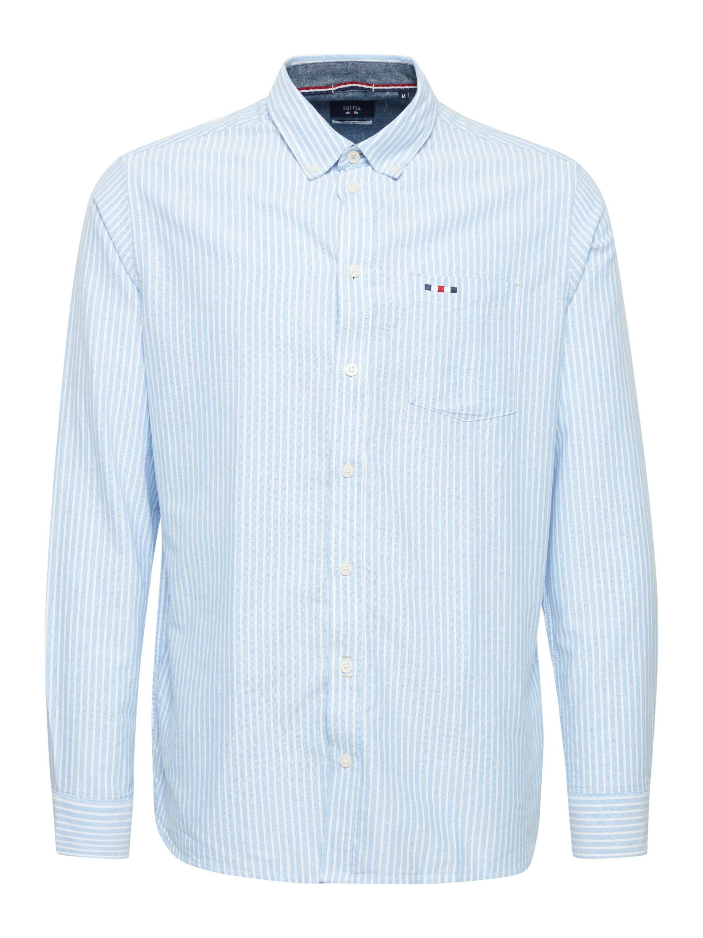 FQ1924 Hemd 'Steven' in Blau: Vorderseite