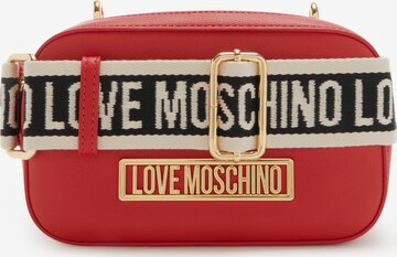 Love Moschino Schoudertas in Rood: voorkant