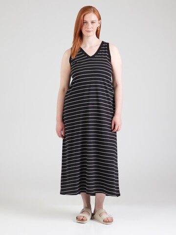 Robe 'CARMAY' ONLY Carmakoma en noir : devant