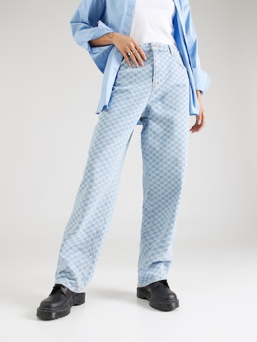 HUGO Loosefit Jeans 'Getara B' in Blauw: voorkant