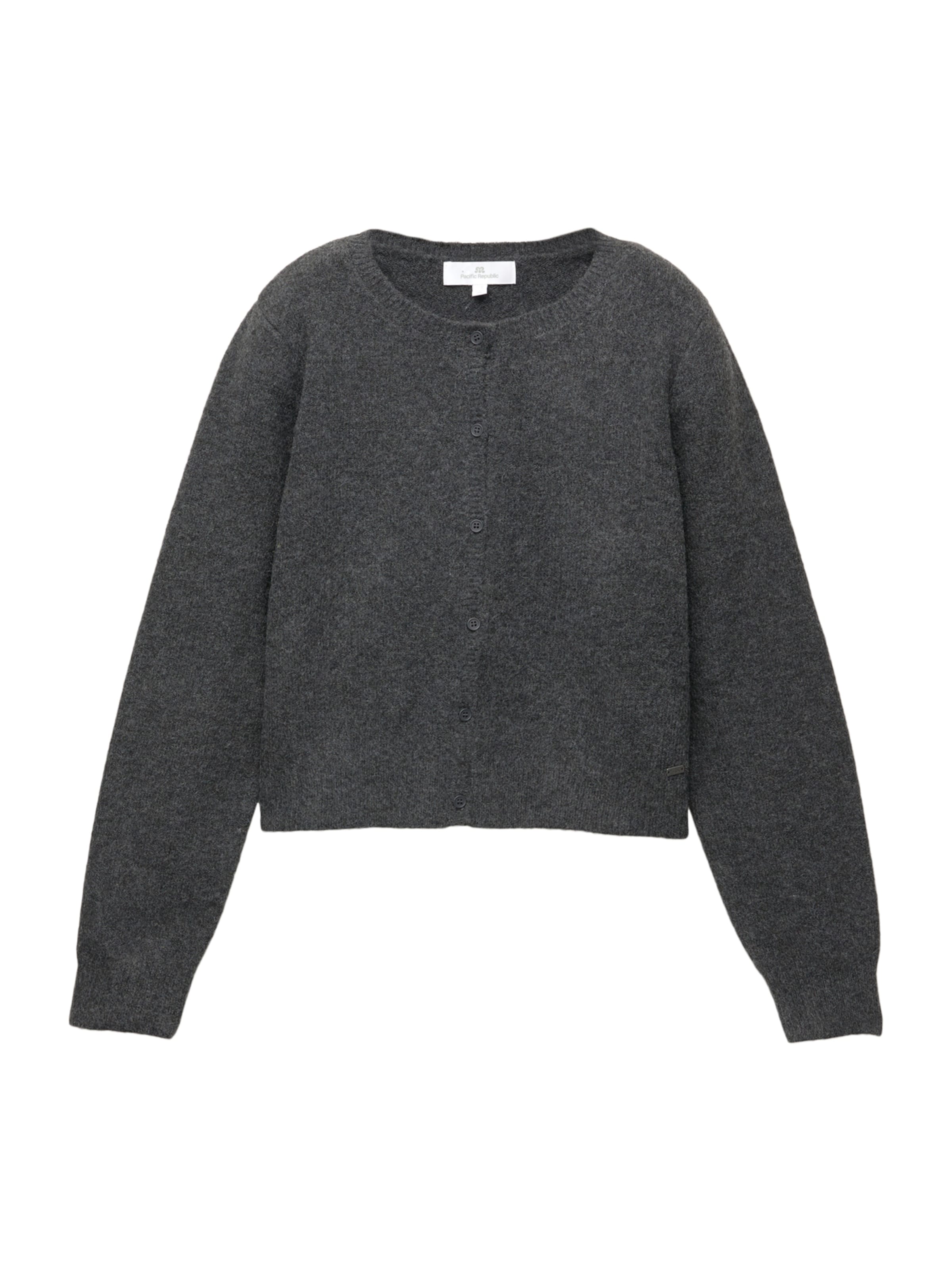 Cardigan 'Pacific' Pull&Bear en gris : devant