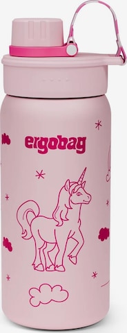 ergobag Drinking Bottle 'Trinkflasche Edelstahl Trinkflasche' in Pink: front