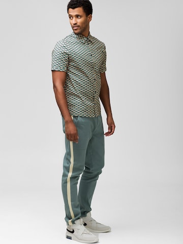 4funkyflavours - Slim Fit Camisa 'SupaStar' em mistura de cores