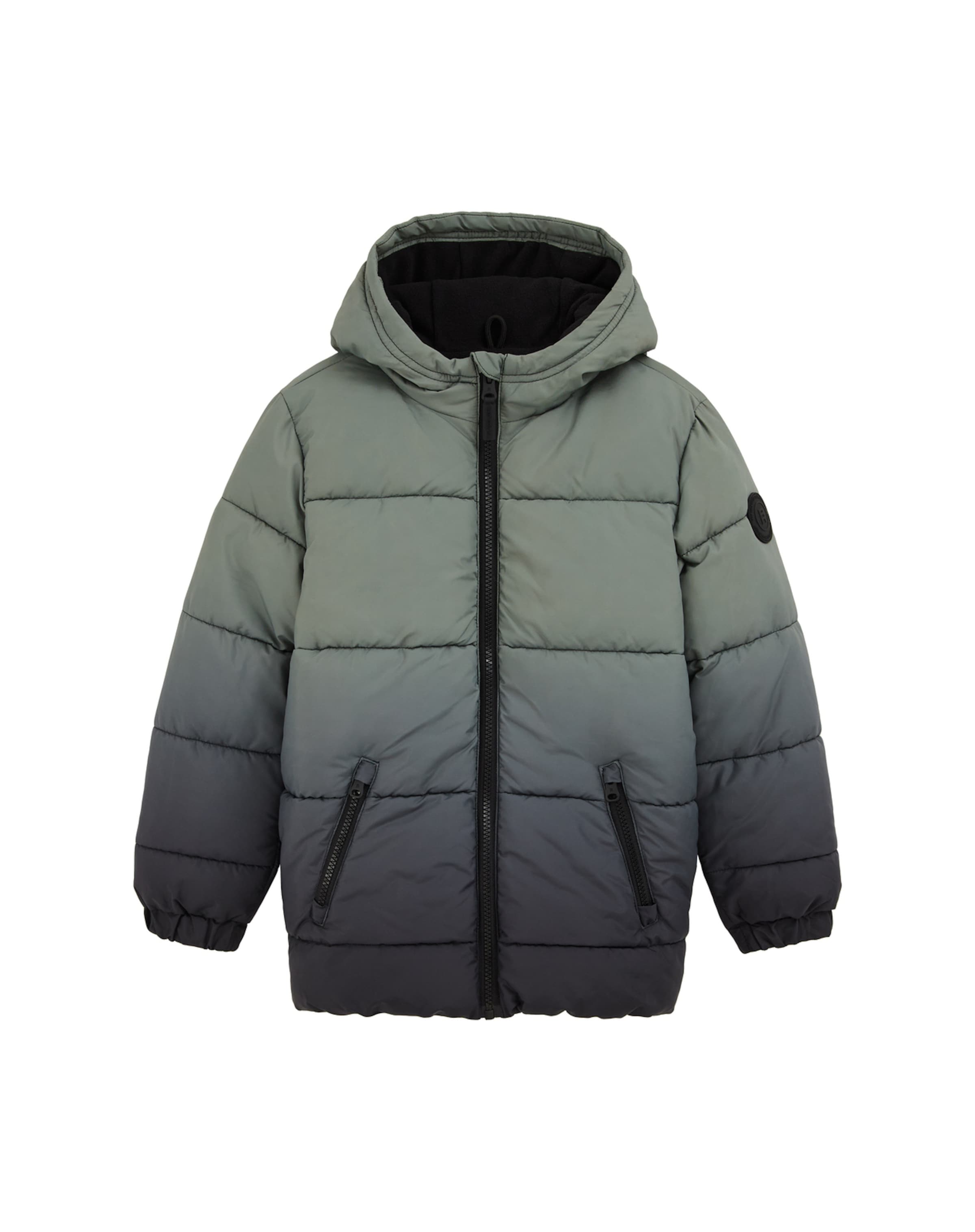 Geacă de iarnă de la WE Fashion pe verde: față