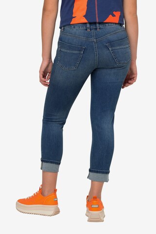 LAURASØN Slimfit Jeans in Blauw