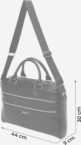 REPLAY Laptop Bag in Black