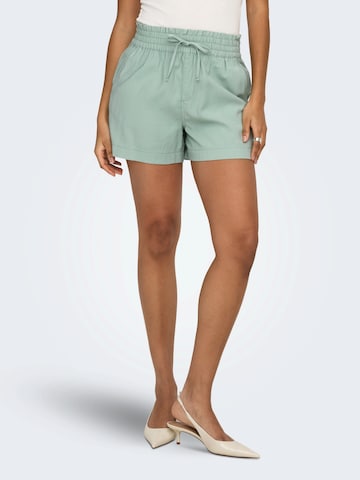 ONLY Regularen Hlače 'ONLARIS' | zelena barva: sprednja stran