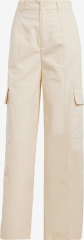 Loosefit Pantalon cargo 'Premium Essentials' ADIDAS ORIGINALS en beige : devant