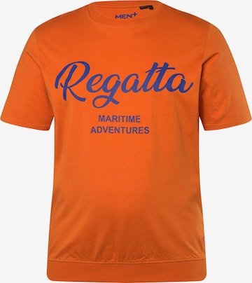 Men Plus Shirt in Oranje: voorkant