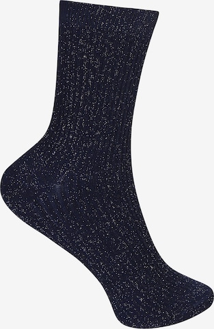 Zhenzi Sokken 'Luana 701' in Blauw: voorkant