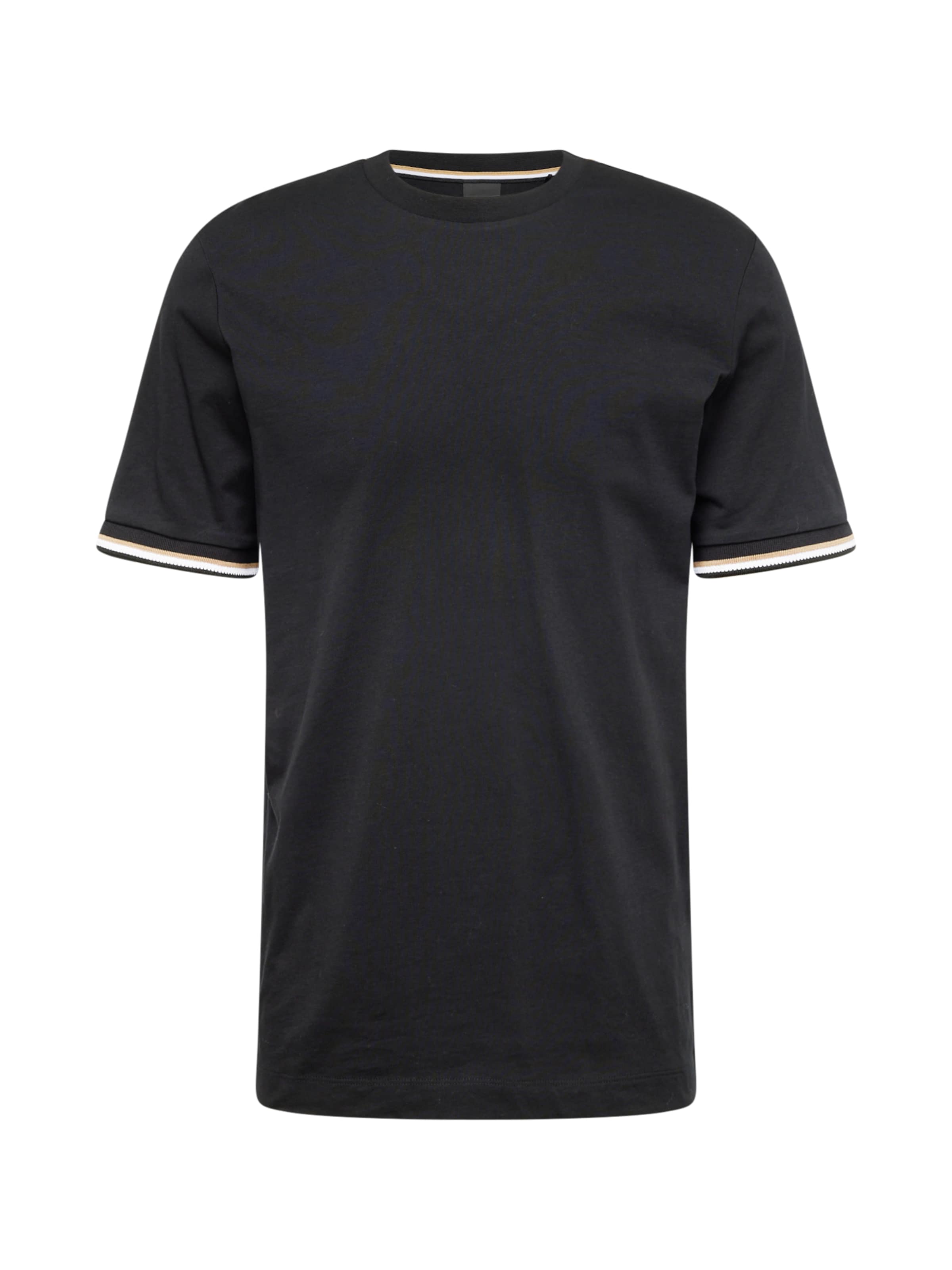 Tricou 'Thompson 04' de la BOSS pe negru: față