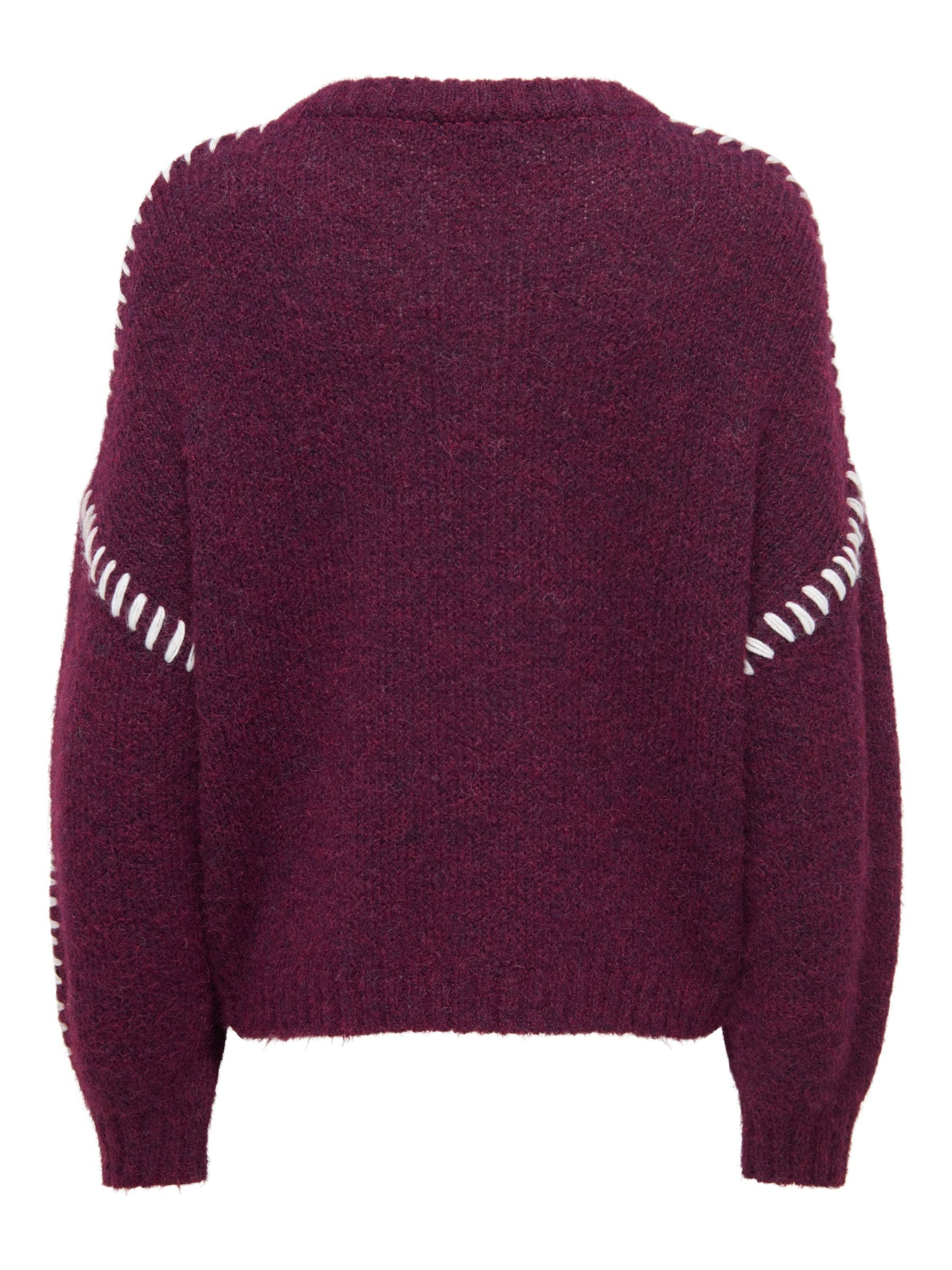 JDY Sweater 'JDYZoey' in Red