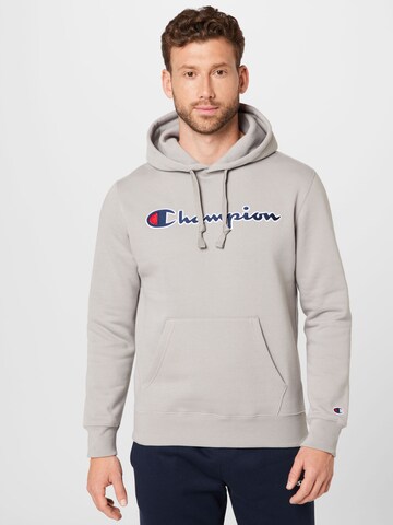 Felpa di Champion Authentic Athletic Apparel in grigio: frontale