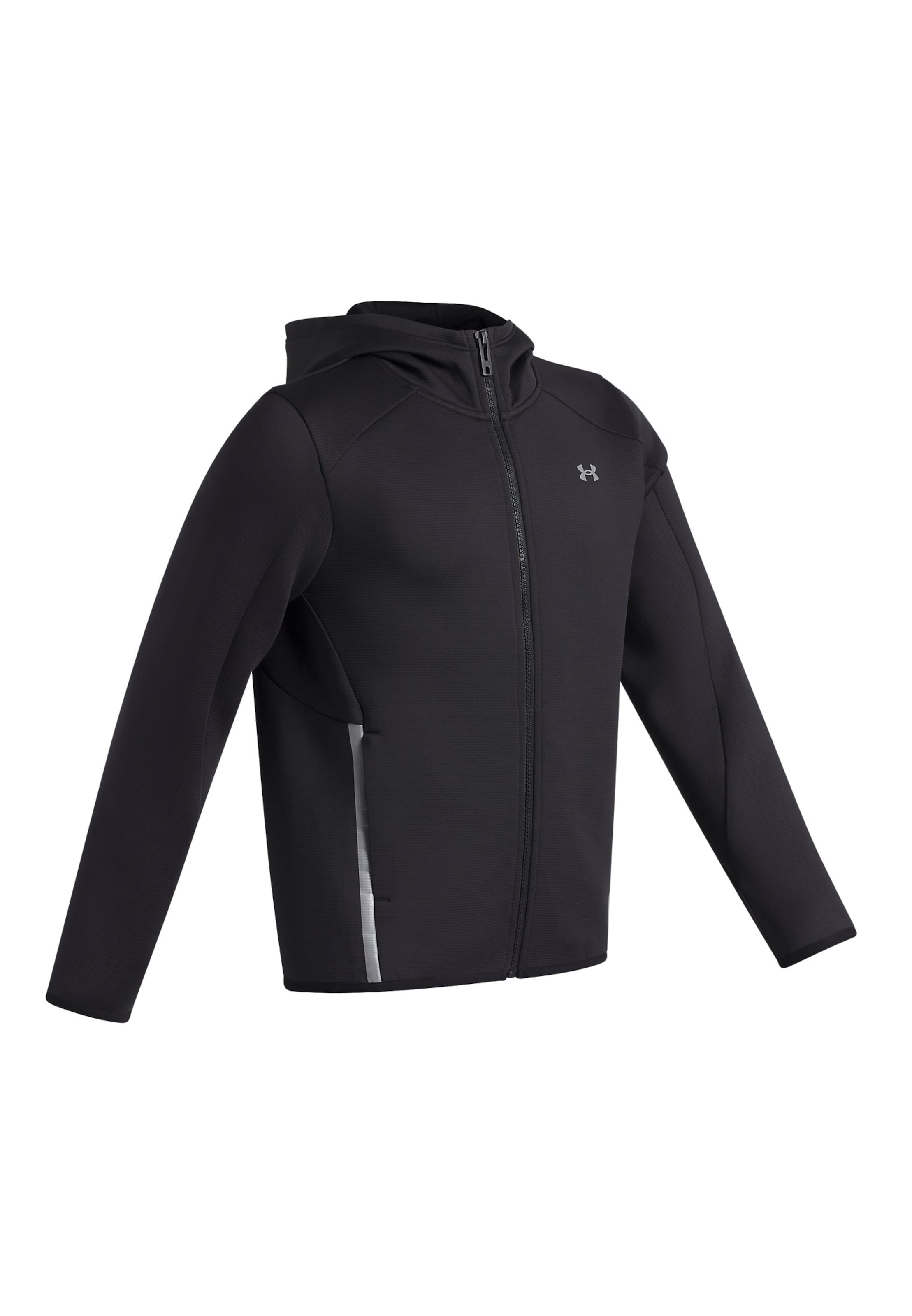 UNDER ARMOUR Athletic fleece jacket 'Unstoppable' in Black