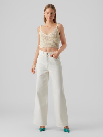 Vero Moda Tall Wide leg Jeans 'KATHY' in White