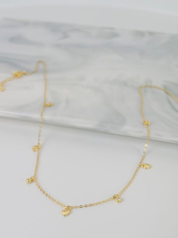 Hey Happiness - Cadena 'Petite Heart' en oro