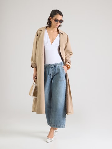 ABOUT YOU Koszula body w kolorze biały