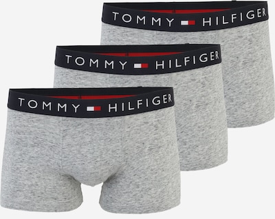 Boxer trumpikės 'Essential' iš Tommy Hilfiger Underwear, spalva – tamsiai mėlyna jūros spalva / margai pilka / raudona / balta, Prekių apžvalga