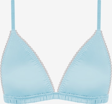 Invisible Soutien-gorge 'Poetry Glossy' Mey en bleu : devant