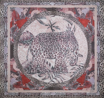 Roeckl Shawl 'WILD ELEPHANT' in Beige: front