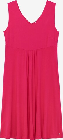 SHEEGO - Vestido de praia em rosa: frente