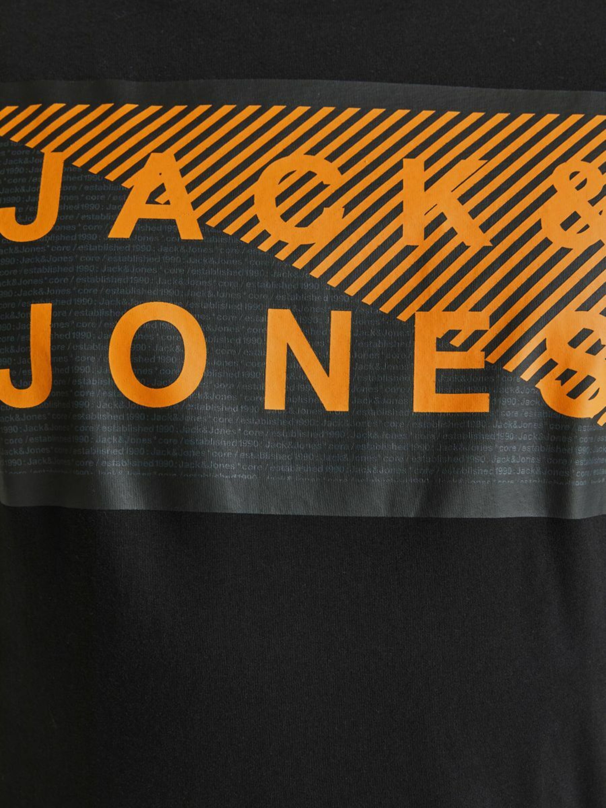 Männer Große Größen Jack & Jones Plus T-Shirt in Schwarz - XH74764
