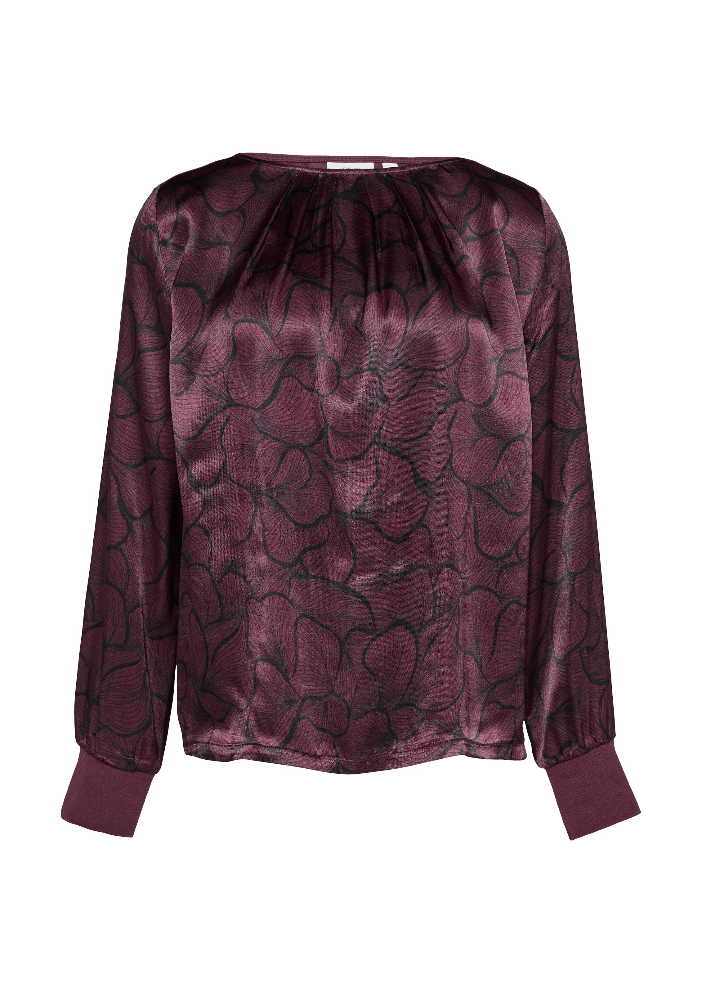 T-shirt s.Oliver BLACK LABEL en violet : devant