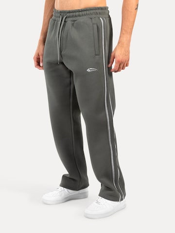 Smilodox Regular Jogginghose Yasin in Grau