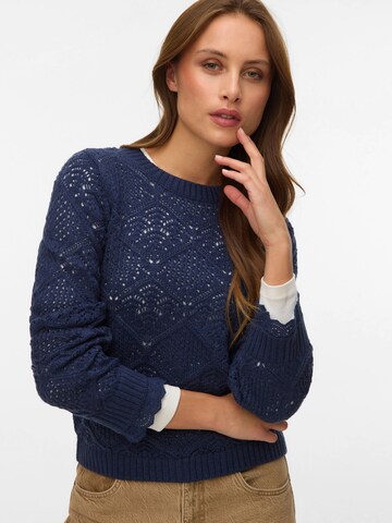 Pull-over 'VMSusana' VERO MODA en bleu : devant