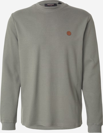 INDICODE JEANS Mikina 'Salupe' - Sivá: predná strana