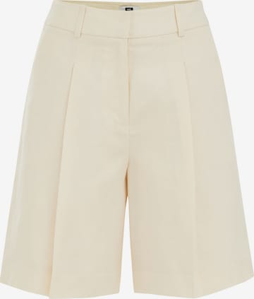 smėlio WE Studio Laisvas Kelnės su kantu: priekis