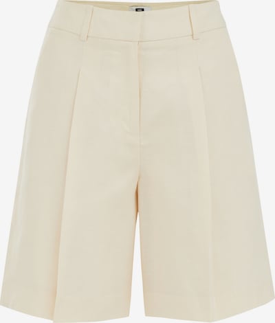 Kelnės su kantu iš WE Studio, spalva – gelsvai pilka spalva, Prekių apžvalga