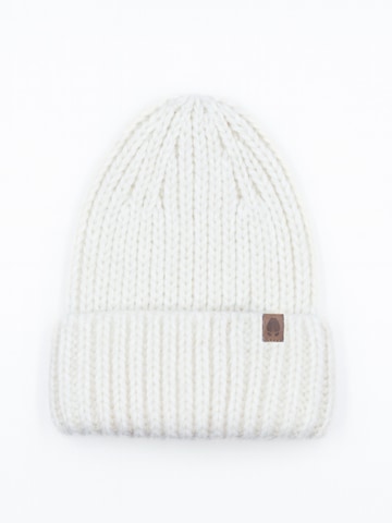 KOPYTO Mütze 'EULE' in Beige: Vorderseite