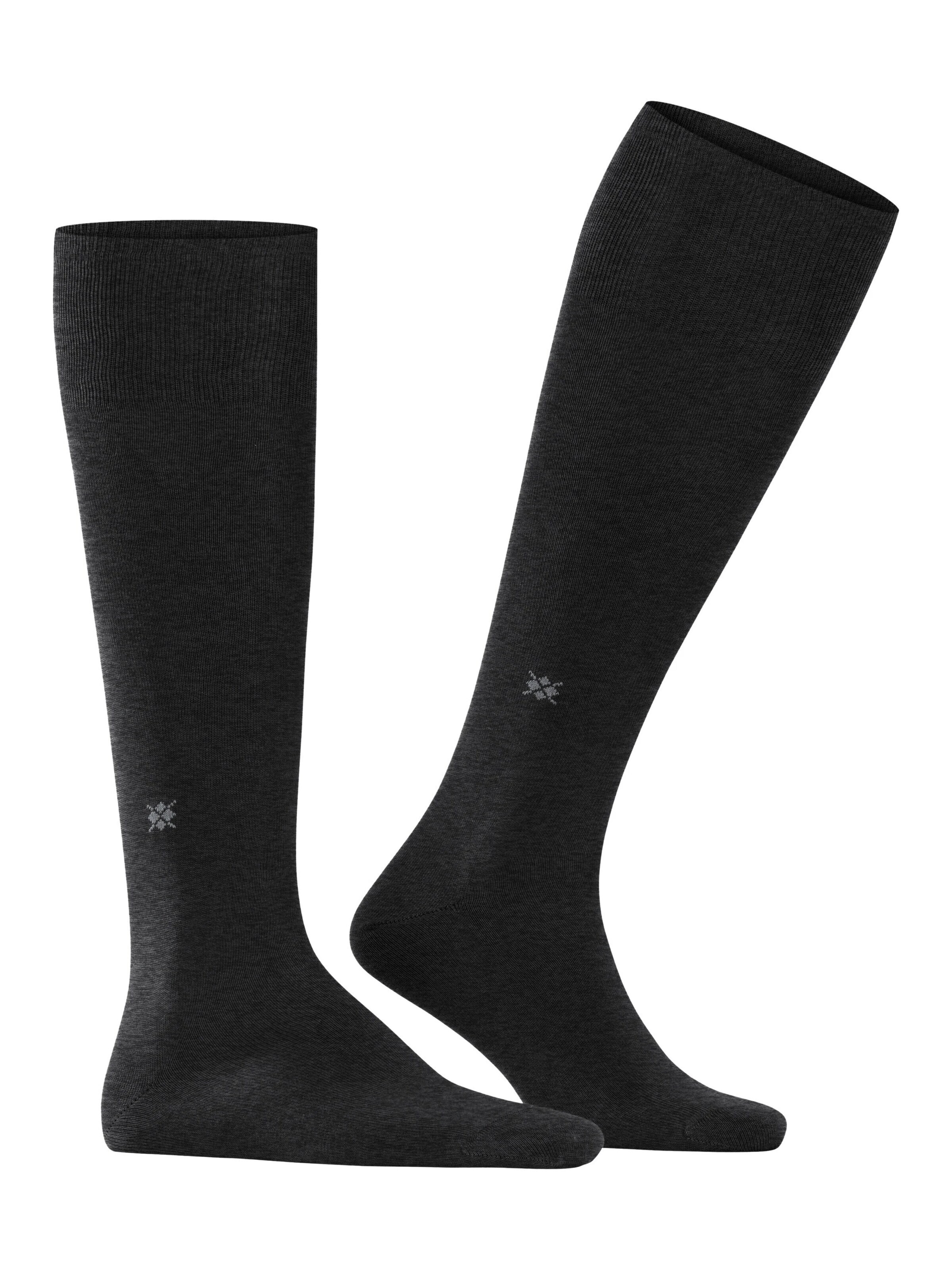 BURLINGTON Knee High Socks 'Dublin' in Grey