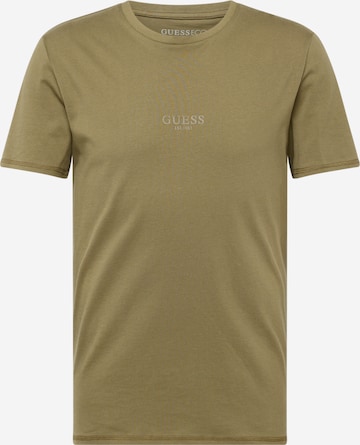 GUESS Shirt 'AIDY' in Groen: voorkant