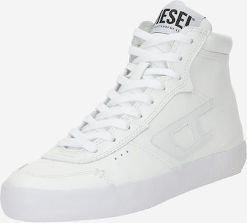 DIESEL Sneakers hoog 'LEROJI' in Wit: voorkant