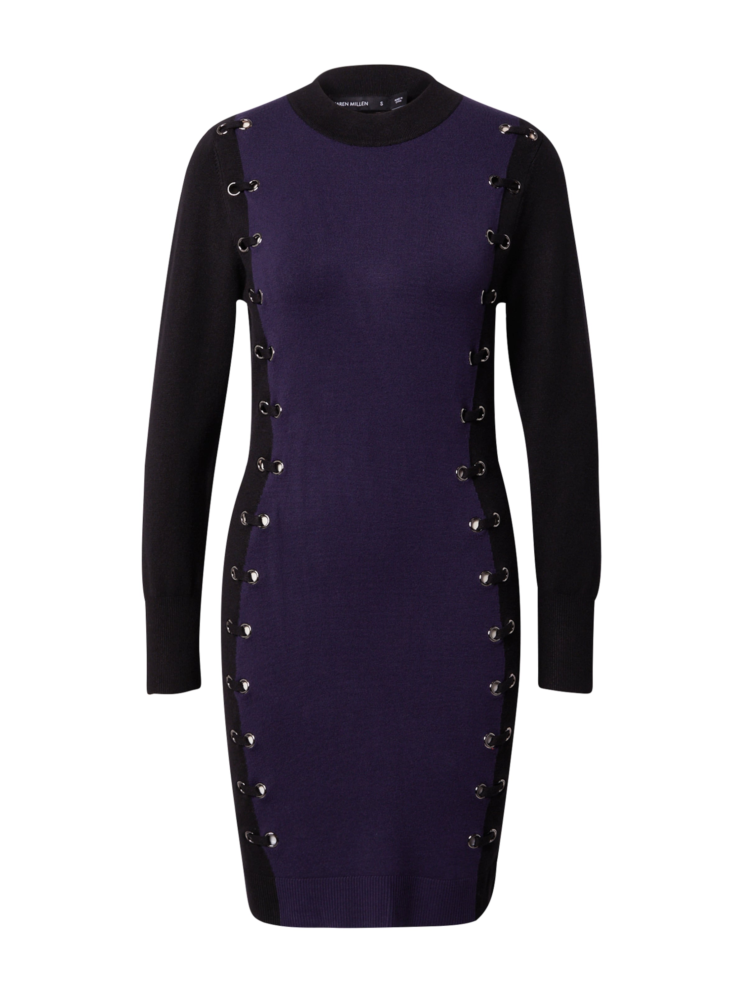 Karen Millen Robes en maille en marine / noir, Vue avec produit