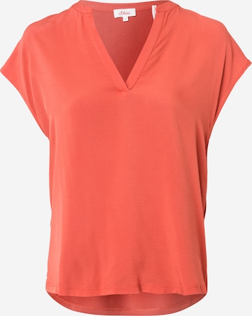 s.Oliver Shirt in Rood: voorkant