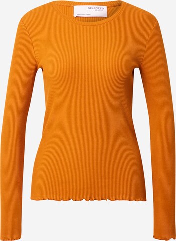 SELECTED FEMME Shirt in Orange: predná strana