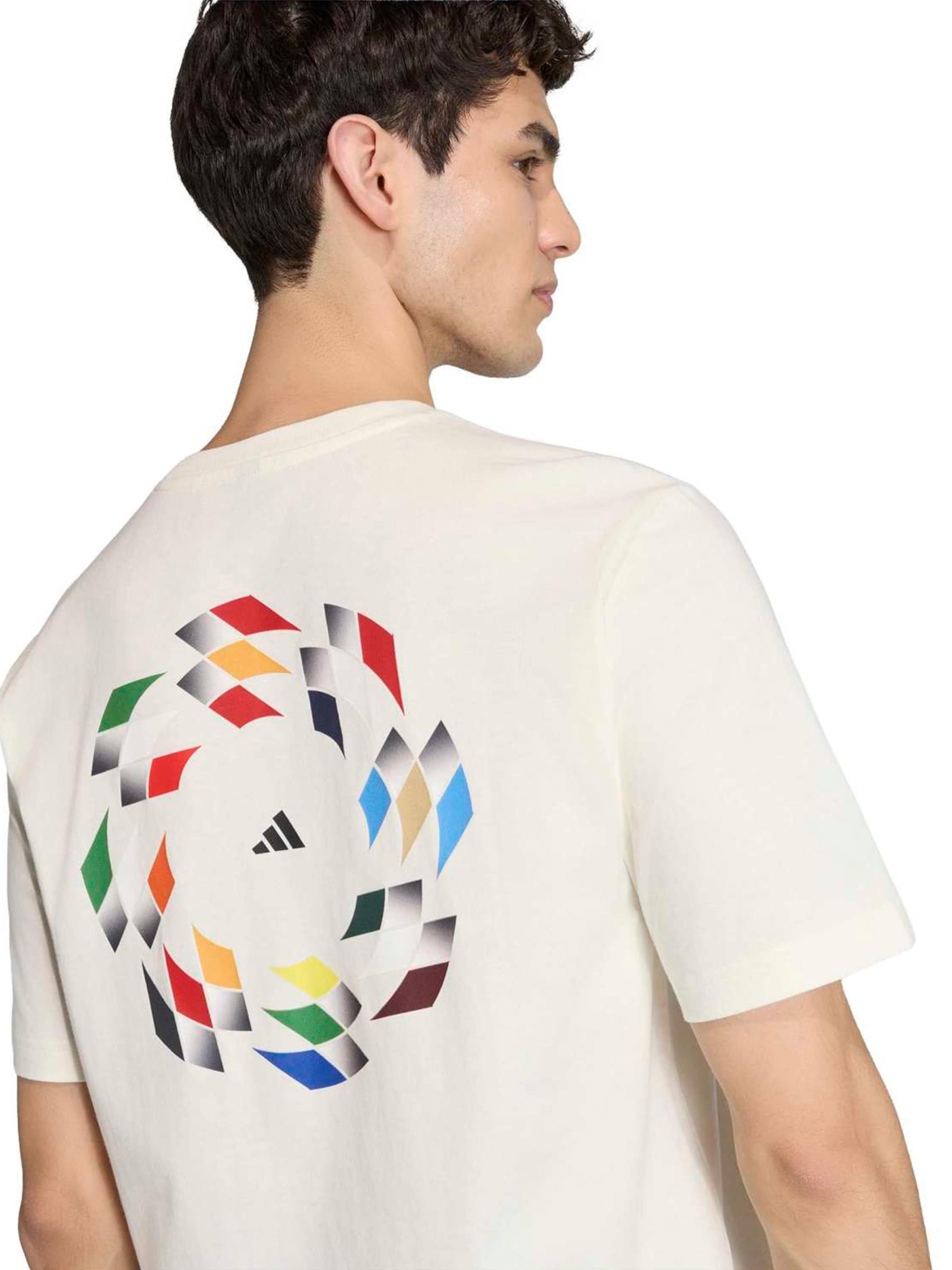 ADIDAS SPORTSWEAR - Camiseta funcional 'HOUSE OF TIRO NATIONS' en blanco