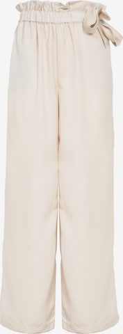 Influencer Broek in Beige: voorkant