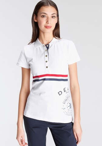 DELMAO Shirt in White: front
