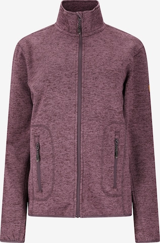 Whistler Athletic fleece jacket 'SAMANI' in Red: front