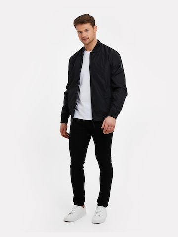 Threadbare Between-season jacket 'Rudie' in Black